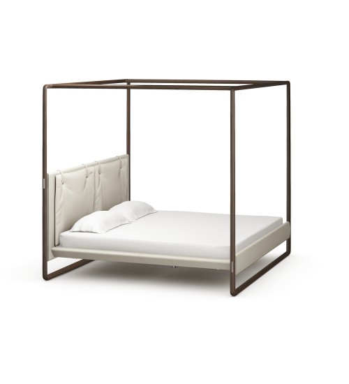 Poltrona Frau柏秋纳弗洛times双人床牛皮180*200 含排骨架